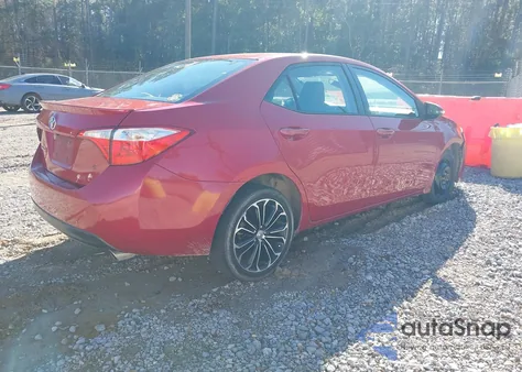 2015 Toyota Corolla S Plus from USA, damaged, VIN 2T1BURHE8FC362979